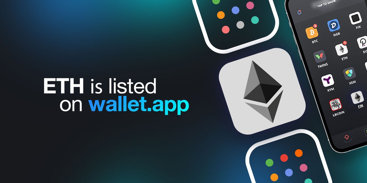 #ETH has been listed on wallet.app - an EU-based and fully compliant custody wallet and crypto exchange🛡️

#Etherium wallet download: wallet.app
Status and fees: list.wallet.app/coin/eth
Trade: new.capital/exchange/trade…