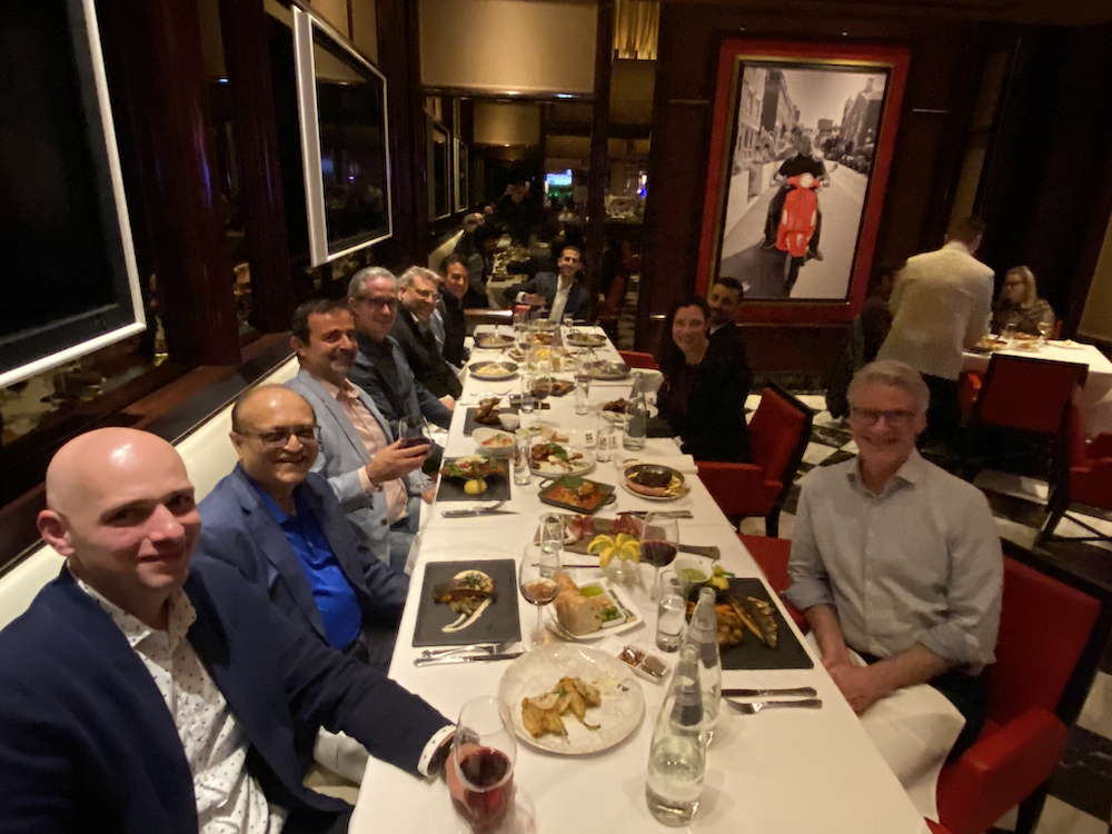 Fun dinner at the Encore last night, hosted by @planbox. Great to see <a href="/mohanemerge/">Mohan Nair</a>, <a href="/Foresights/">Solid Crown</a>, <a href="/mccathren/">Reina_</a> + other BigCo innovators.