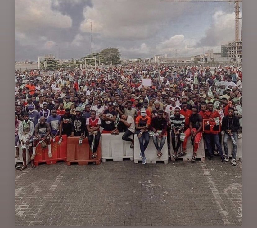 Arise, O compatriots
Nigeria’s call obey
To serve our FatherLand 
With love and strength snd Faith 
The labour of our heroes past shall never be in vain.

We will always remember those that we lost at Lekki toll gate 20/10/20 as Our Heroes. 
#EndSARS #LekkiMassacre #Lekkitollgate