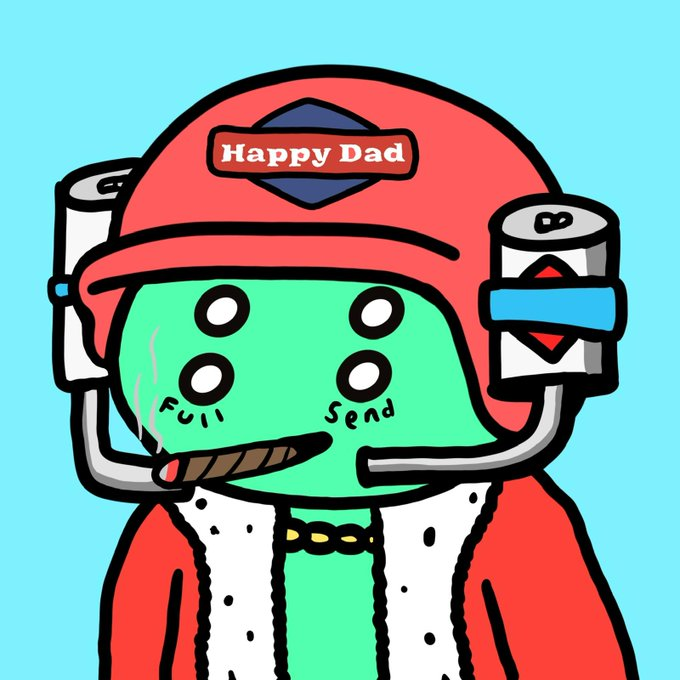 metacard_1's tweet image. Full Send x Alien Frens collab art has been unveiled 👀