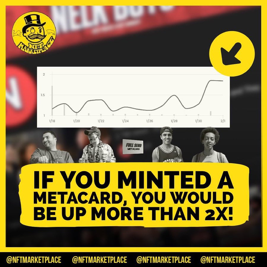 1_metacard's tweet image. Thank you HOLDERS. 🌋