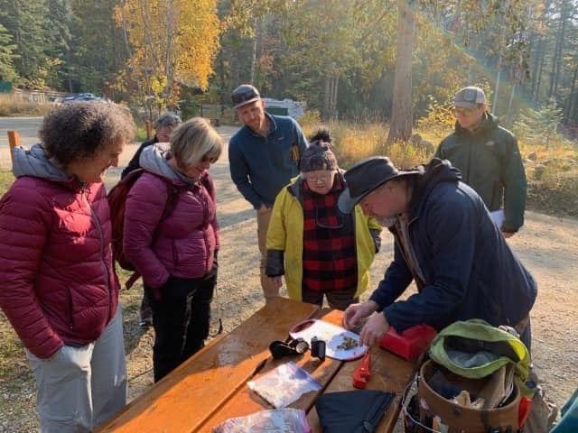 Epitetj's tweet photo. #SeedsandStories #IndigenousSeedCollectionProgram #SeedsForOurFuture #IndigenousSeedCollection Donnie was in Mount Revelstoke NP, many of the attendees are working with Indigenous and will take this information back to them, great day of sharing https://t.co/Wavj8ZabGy