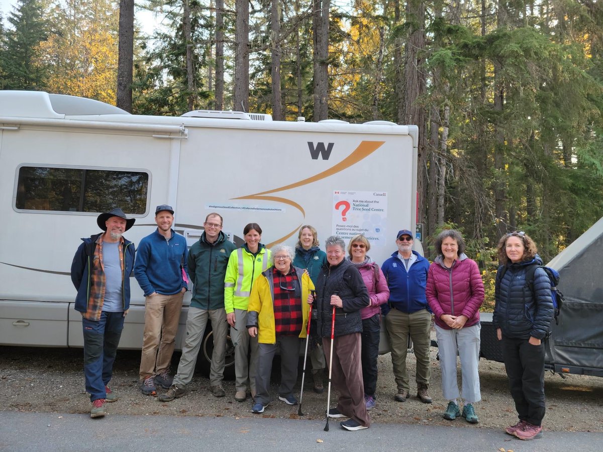Epitetj's tweet photo. #SeedsandStories #IndigenousSeedCollectionProgram #SeedsForOurFuture #IndigenousSeedCollection Donnie was in Mount Revelstoke NP, many of the attendees are working with Indigenous and will take this information back to them, great day of sharing https://t.co/Wavj8ZabGy