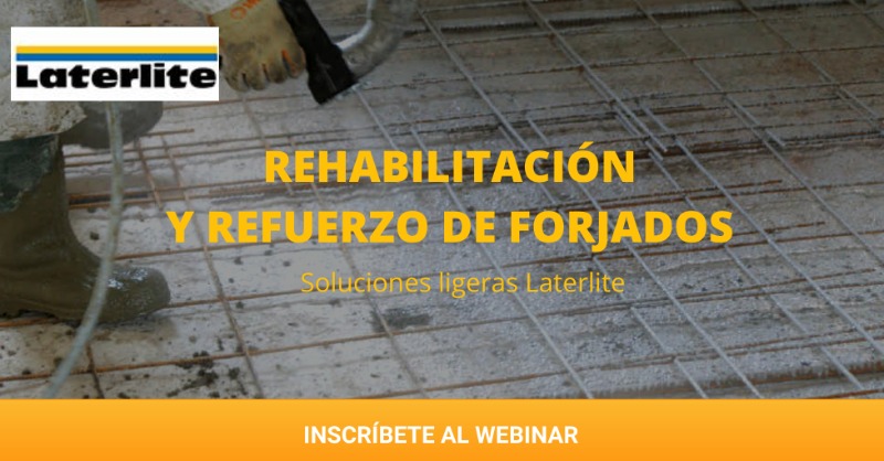 infoconstru's tweet photo. Webinar profesional >>
🔸¿Quieres saber como rehabilitar sin sobrecargar forjados y cubiertas?
Te presentamos las soluciones ligeras de #Laterlite 👌
📅 Hoy, 28 de septiembre 2023 - 12:00 (CEST)
Inscríbete👉 https://t.co/p8QDPkRaPb
#construccion #arquitectura #Forjados