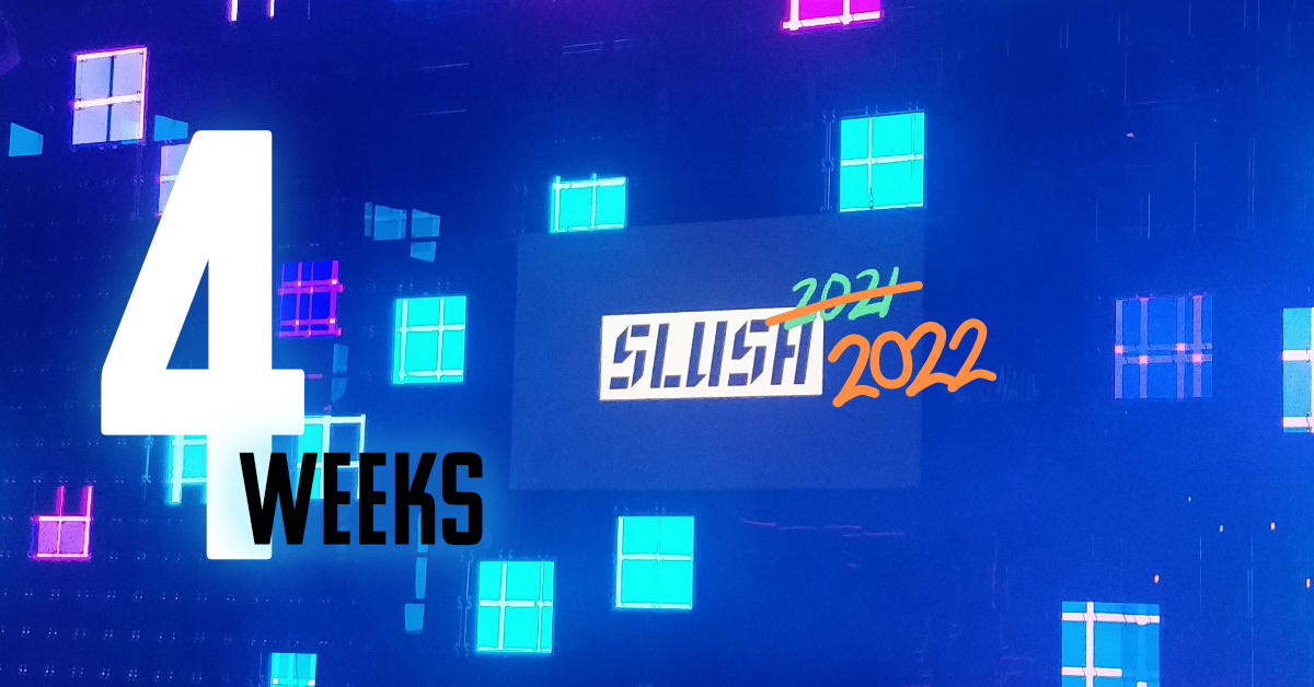 #SLUSH22 is only 4 weeks away and Team Bluugo couldn't be more excited! If you’re curious to hear how our #hyperadaptable cloud platform Tracking Cloud™ will revolutionize the field of business #digitalization, drop us a message in the matchmaking platform. See you at #slush!
