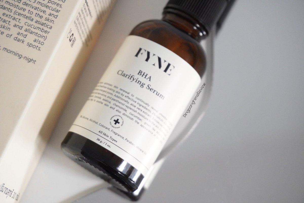 pingponghime6's tweet photo. รู้งี้ใช้นานแร้วววว!! FYNE BHA Clarifying Serum ตอนแรกซื้อมาดอง กลัวไม่กล้าใช้ เห็นว่า BHA จะดันให้สิวเห่อก่อนหน้าใส แต่ปรากฏว่าไม่เห่อเลย สิวไม่มี หน้าเรียบ รูขุมเล็ก ผิวเนียนม้ากกกกก แบบตกใจ ลูบหน้าไปคือเรียบแท้ แบบลื่นมือเว่อมากก อยากให้มาจับ✨

#ซื้อเองรีวิวเอง https://t.co/L9W5zTkRvr