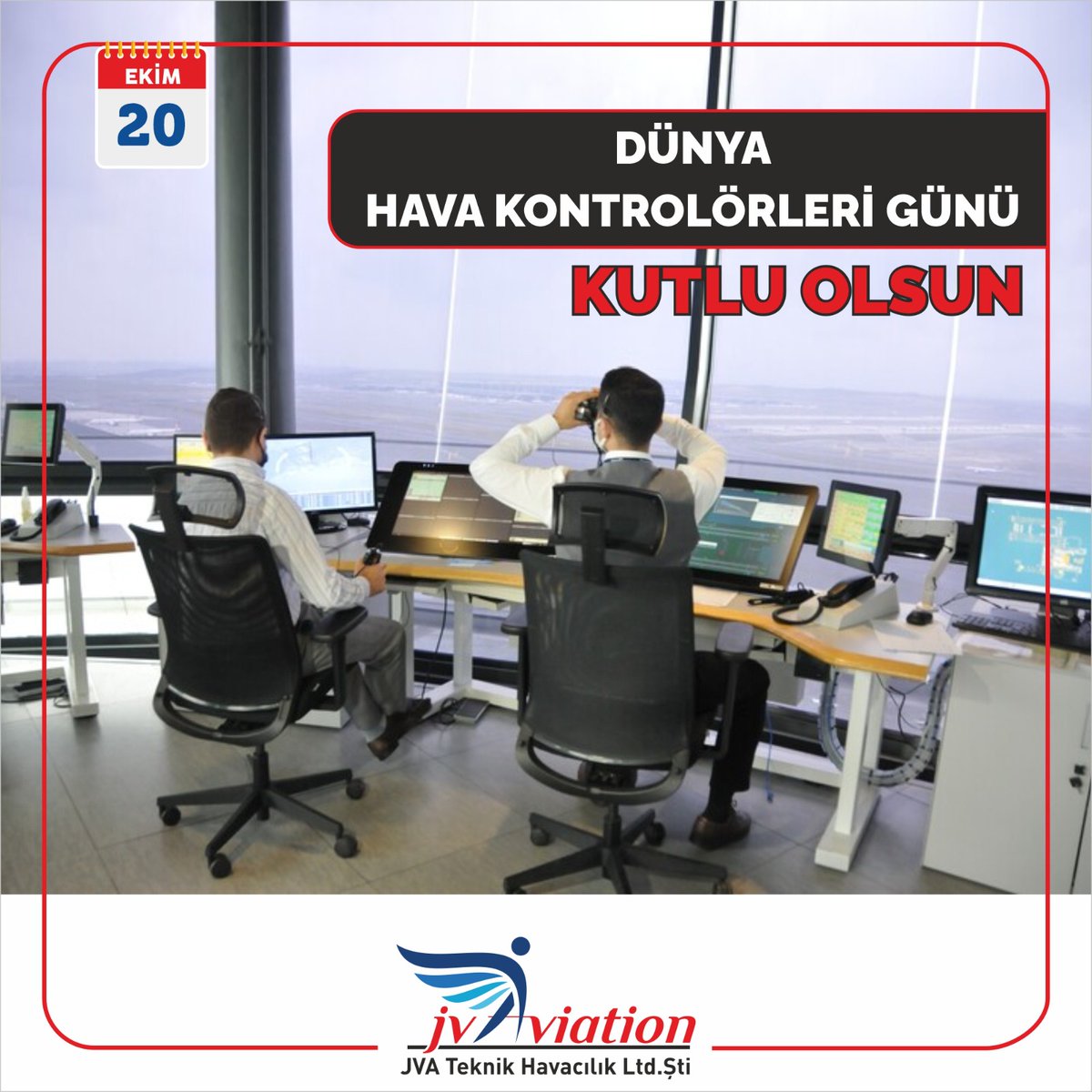 20 Ekim Dünya Hava Trafik Kontrolörleri Günü Kutlu Olsun. 
20 October Happy İnternational Day of The Air Traffic Controller