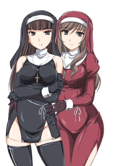 なんか最近、戦車道の家元sが私の過去絵ネタに近い(両方2017年っぽい 