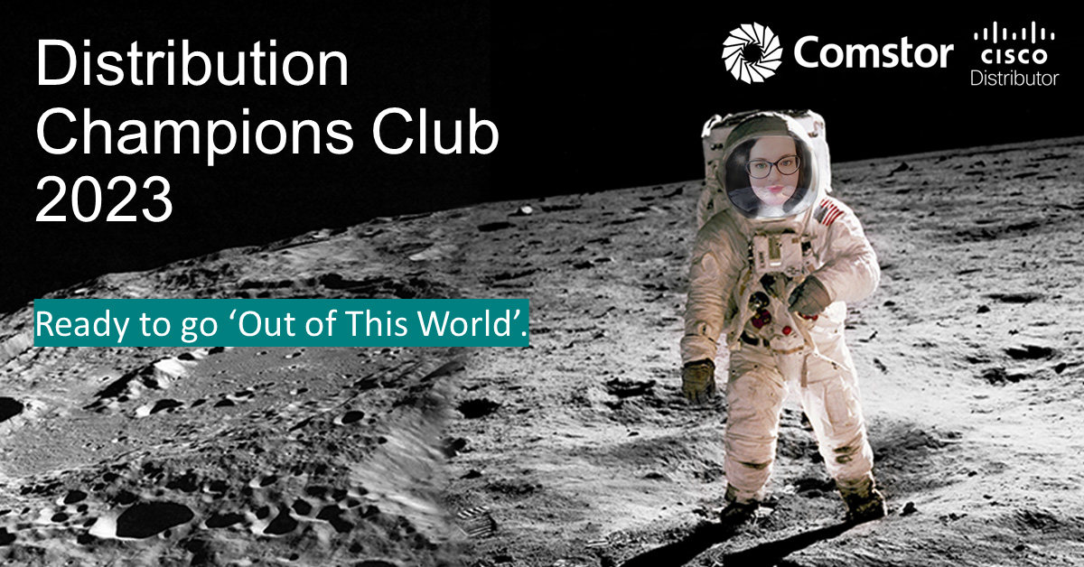 ComstorUK's tweet photo. Get ready to reach new heights with Cisco and Comstor UK @CiscoDistEMEA #CiscoDCC23 #Cisco #ComstorUK https://t.co/NRFAcyAdSW