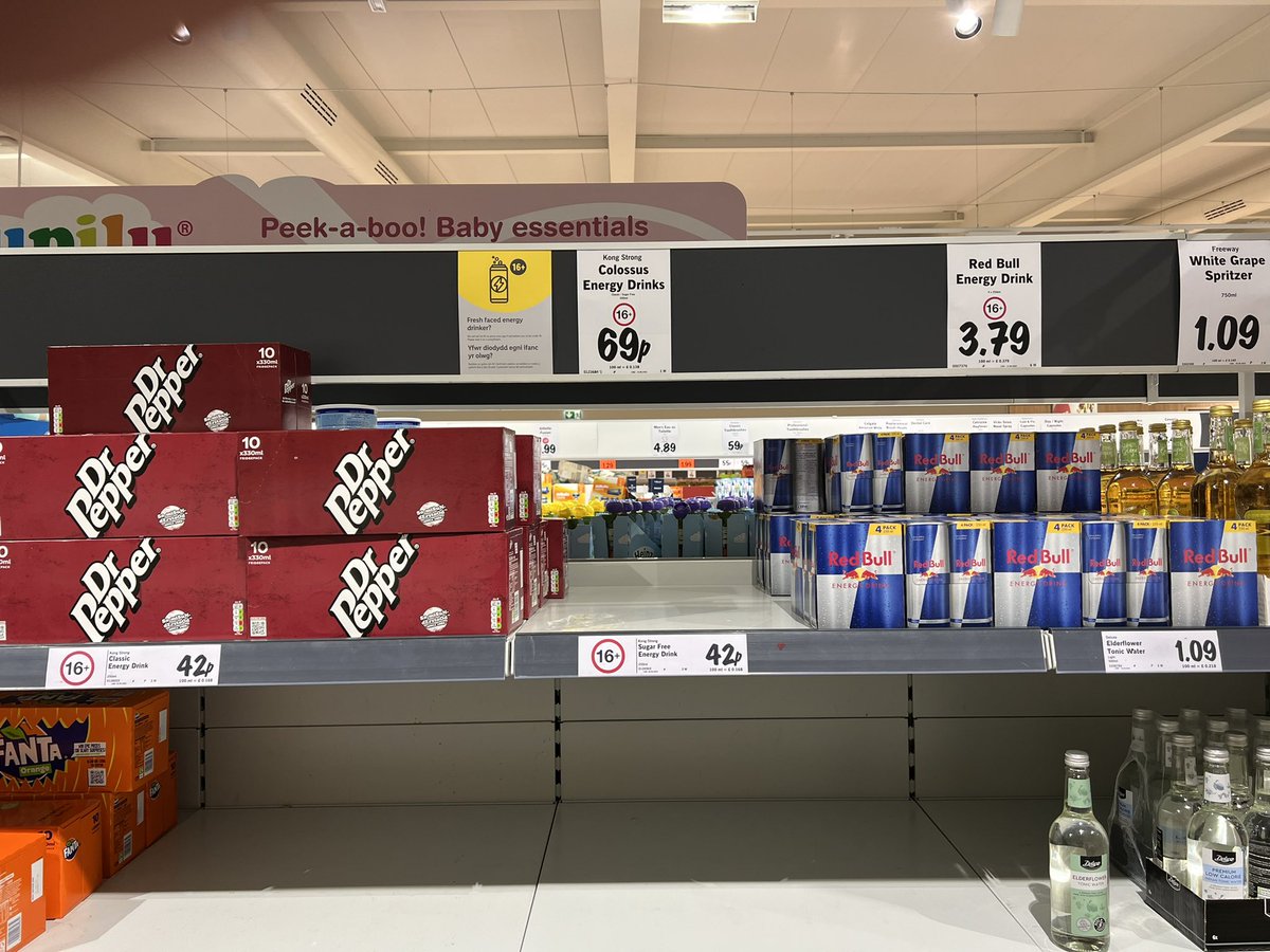 FreakShakes's tweet photo. @LidlGB Thanks Portmadog same but not gap filled. These days this product is out of stock more than it’s in. https://t.co/co7EiVAZRa