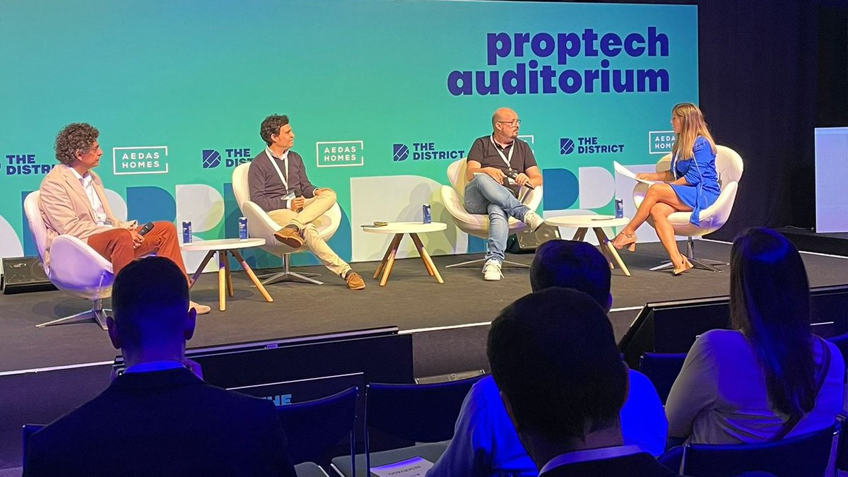 Artificial Intelligent in Real Estate. The tool to redefine RE Industry with Alonzo Romero <a href="/thepredictiveco/">The Predictive Company</a>, Javier Fuentes <a href="/AkoiosTitan/">Akoios</a> and David Hueso <a href="/spitogatos/">Spitogatos</a> in the Proptech Auditorium <a href="/aedashomes/">AEDAS Homes</a> #TheDistrict2022