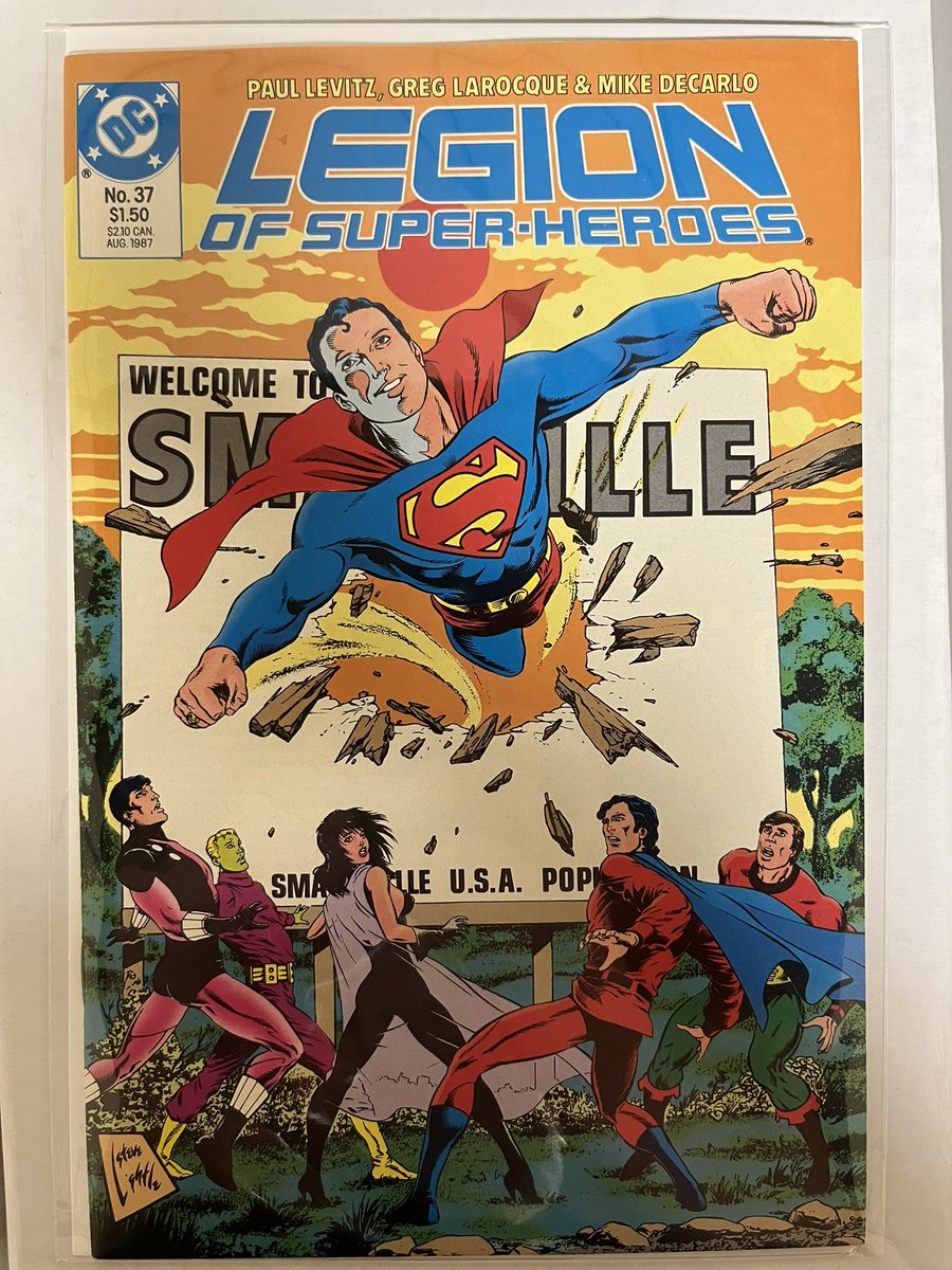 LetComic's tweet photo. Legion of Super-Heroes #37
The Time Trapper begins to reveal his sinister plot featuring Superboy and the citizens of Smallville!
#letssharecomics https://t.co/xiUjWTj8m6