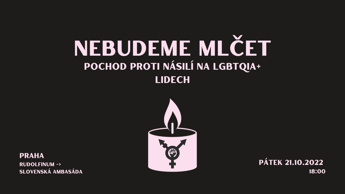 CzechHelsinki's tweet image. 📣Last Wednesday, a gunman killed two people, Juraj Vankulič and Matúš Horváth, outside a gay bar in #Bratislava.🇸🇰🕯️

📍Join the Friday march in Prague to denounce attacks on the #LGBTQ community.🏳️‍🌈

Let's make a difference together❗️
