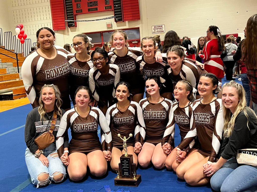 Congratulations <a href="/er_cheer/">East Rochester Cheerleading</a> on your fall league cheer championship <a href="/RedJacketSports/">RJAthletics</a> Wednesday evening. What at outstanding accomplishment for this young and talented team. <a href="/Bombers_Sports/">Bomber Athletics</a> <a href="/ERUFSD/">East Rochester UFSD</a>