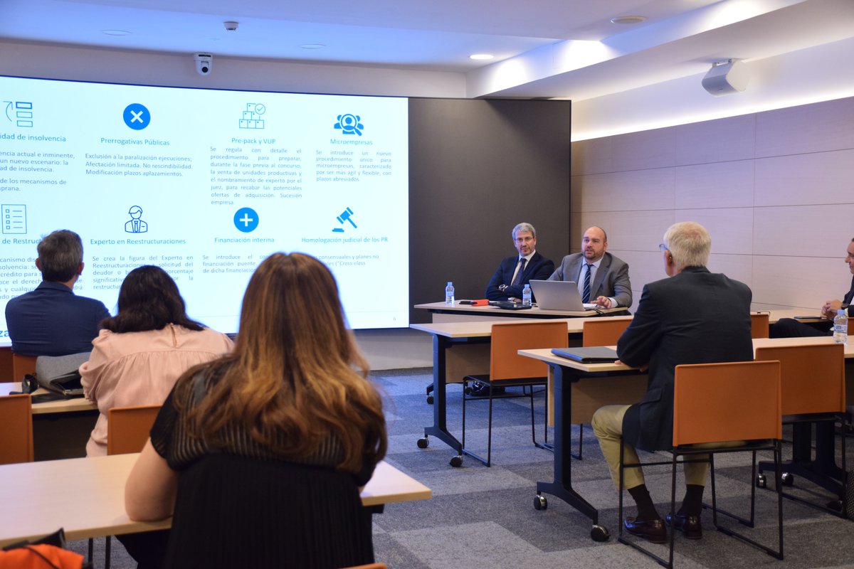En él, Gabriel Sauco y Ferran Maluquer de Motes han realizado una aproximación práctica a la nueva #LeyConcursal 📄, la situación de insolvencia de las empresas y las nuevas medidas de reestructuración que ofrece ☑️ #WeAreMazars <a href="/ChambreBCN/">Cámara Francesa BCN</a>