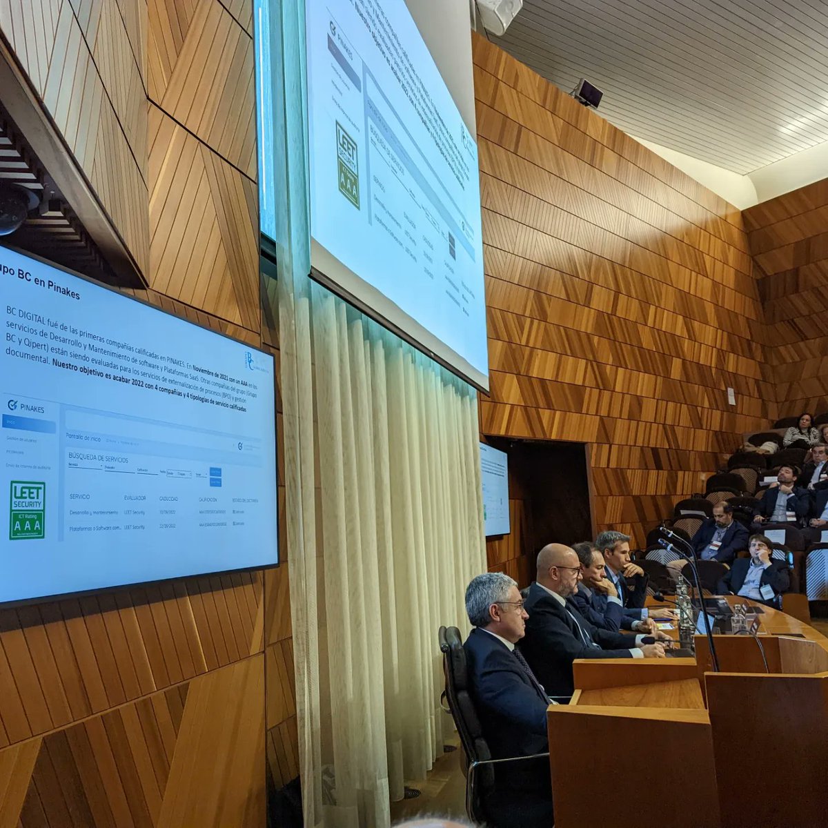 leet_security's tweet photo. .@grupobc comparte en el #ObservatorioCCI su experiencia como calificado en #Pinakes https://t.co/ocZyT3eAZQ