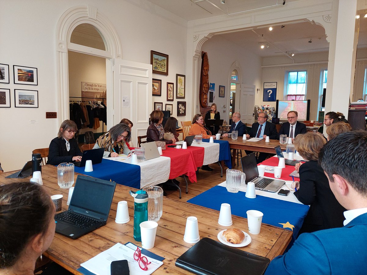 🇨🇦🇫🇷 Une délégation de l'académie de Créteil s'est rendue au Nouveau-Brunswick, seule province bilingue du #Canada, pour renforcer la coopération avec le district anglophone North, partenaire de l'<a href="/AcCreteil/">Académie de Créteil</a>.