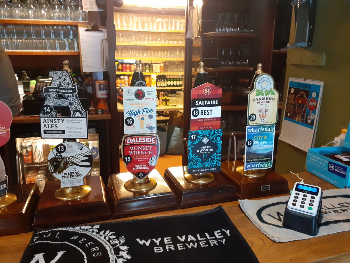 A #Yorkshirebeer take over @ThePelicanGlos with great beers from @SaltaireBrewery @kirkstallbrew @northridingbrew @rudgatebrewery & so much more. @CampaignforPubs @EmGibbon @GloucesterBID #Goodbeer #Goodbreweries #Goodpub #Gloucester