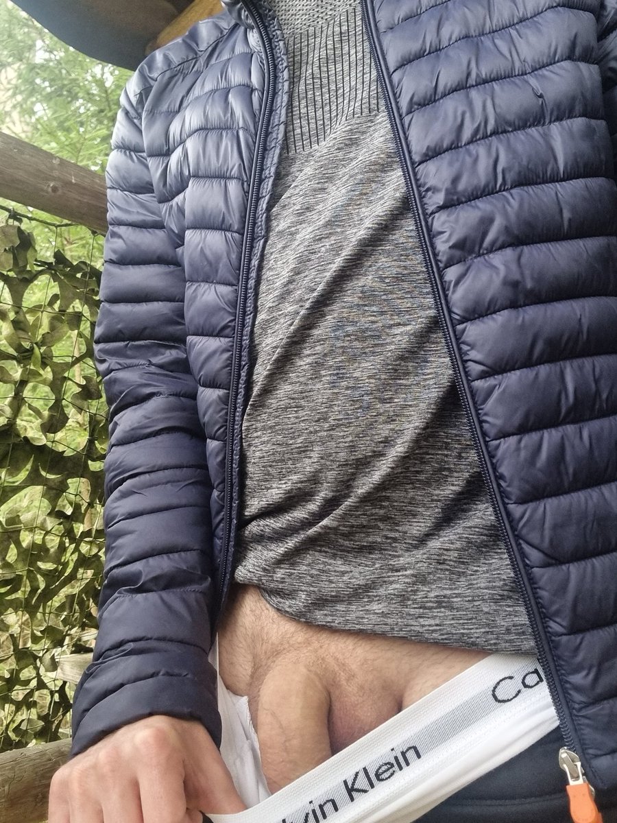 NaughtyForester's tweet photo. Lunchtime in the forest. Sandwich, tea  joint, #cock #outdoorexposed #BulgeLovers https://t.co/gM2K1QVfUr