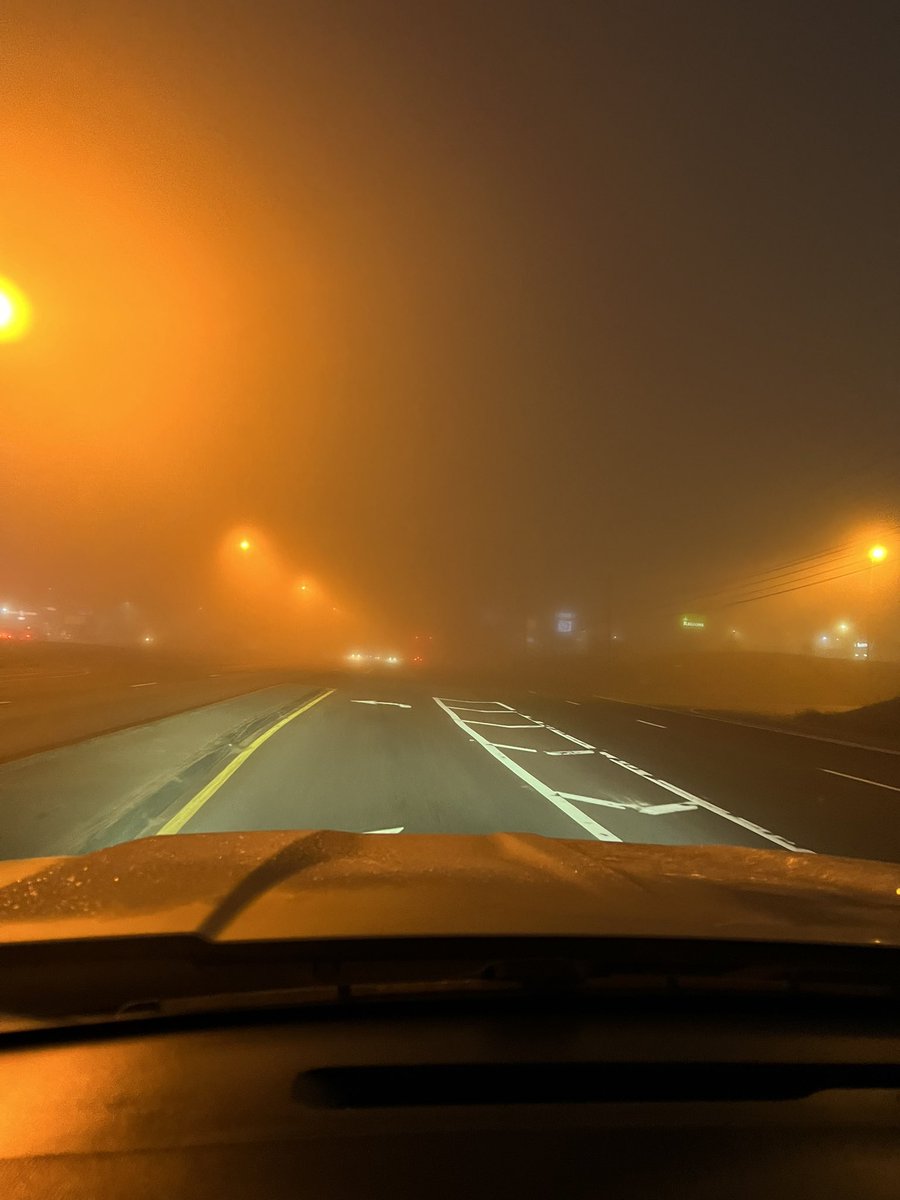 Zcofer's tweet photo. @NWSMorristown  dense freezing fog between Kingston and Harriman. Current temp 29F https://t.co/nkWhGkwHlr
