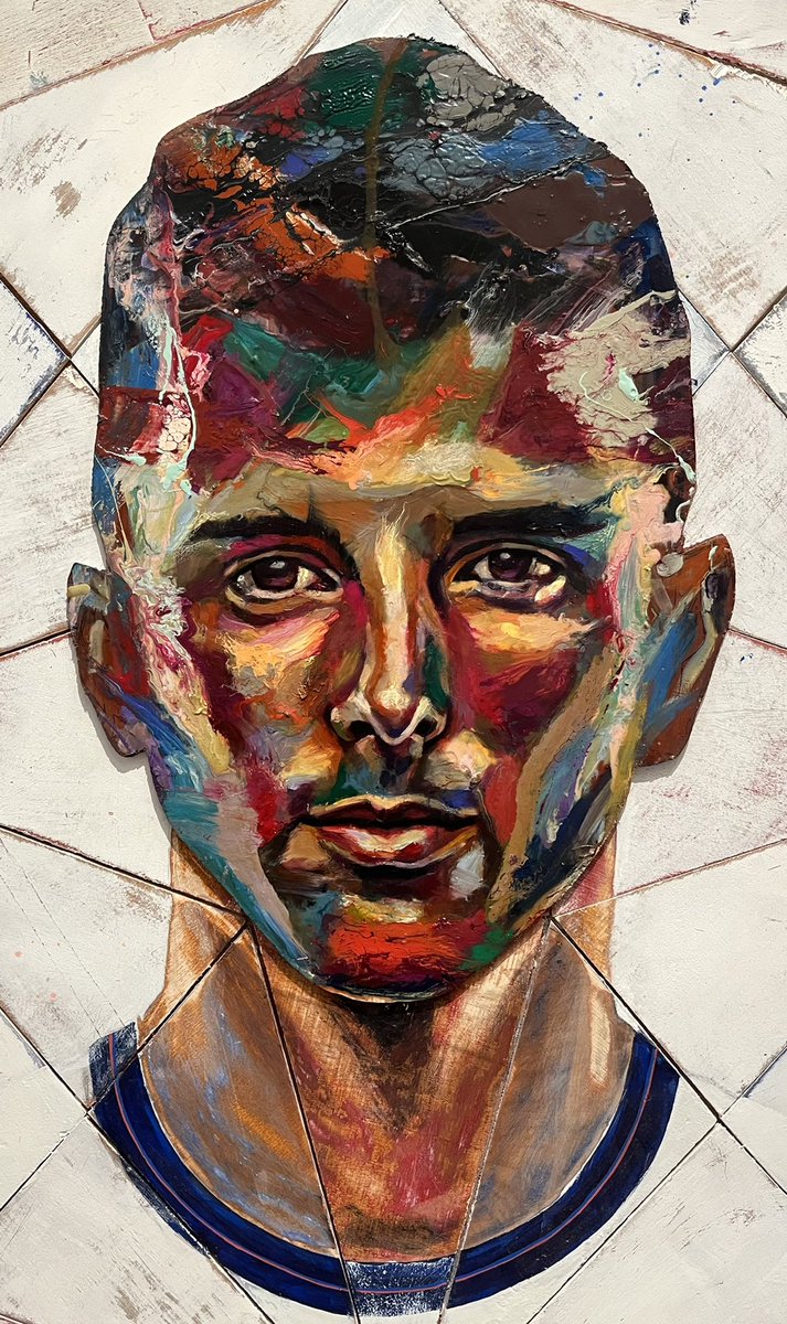 Commissioned by <a href="/FA/">The FA</a> and on loan from <a href="/MonikerArtFair/">MONIKER ⏰🔜 Moniker NFT Marketplace 💥JOIN MM💥</a>, Matt Small’s strikingly painted portraits of the #Euro2020 team fill the intimate Temple Room at <a href="/GuildhallArt/">Guildhall Art Gallery</a> for the new ‘This is England’ exhibition. Opening today and runs until 19 February 2023 - admission FREE. #football