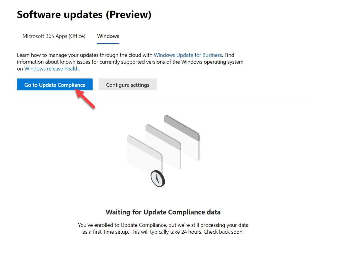 modaly_it's tweet photo. I think you might want to look into this issue @bytenerd and @ariaupdated. When using the admin portal to access the update compliance workbook (as opposed to going direct in Azure monitor), things look quite broken at the moment. #UpdateCompliance #MSIntune #ConfigMgr https://t.co/wOJ6kFbyS8