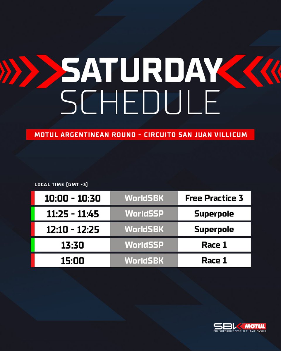 WorldSBK's tweet photo. From Malaysia ๐ฒ๐พ to Argentina ๐ฆ๐ท, with @MotoGP and #WorldSBK... ๐ฅ
Another chapter of #2WheelWeekends is about to start! ๐
You can now check out the FULL SCHEDULE โฐ for the #ARGWorldSBK here๐ https://t.co/lIGwGMmKEz