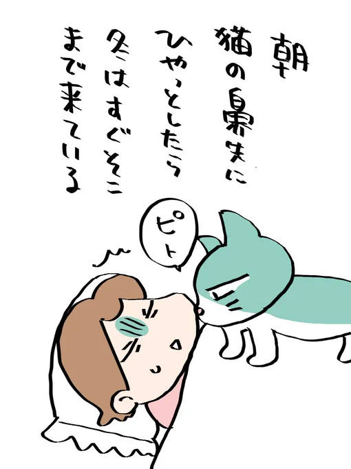 猫が季節を教えてくれることってあるよねえ… 。#コルクラボマンガ専科 