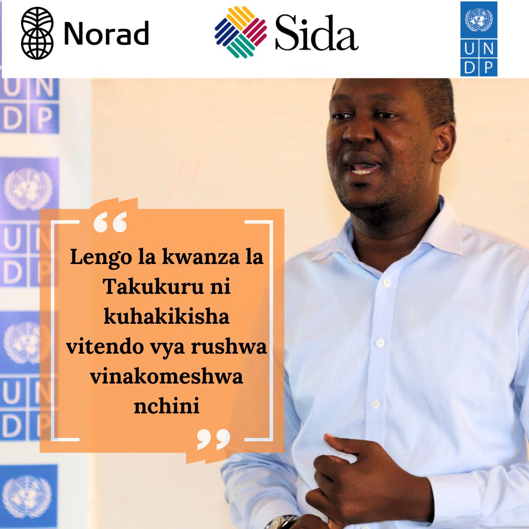 undptz's tweet photo. Reagan G Manene - @TzPccb Mkuu wa Dawati La Elimu Kwa Umma, akitoa mafunzo juu ya ushiriki wa jamii katika ufatiliaji wa matumizi ya fedha za umma. @noradno @Sida @UNDPGAIN #nordano #NorwayMFA #SweMFA #NoToCorruption #UnitedAgainstCorruption https://t.co/RdDRlNltkU