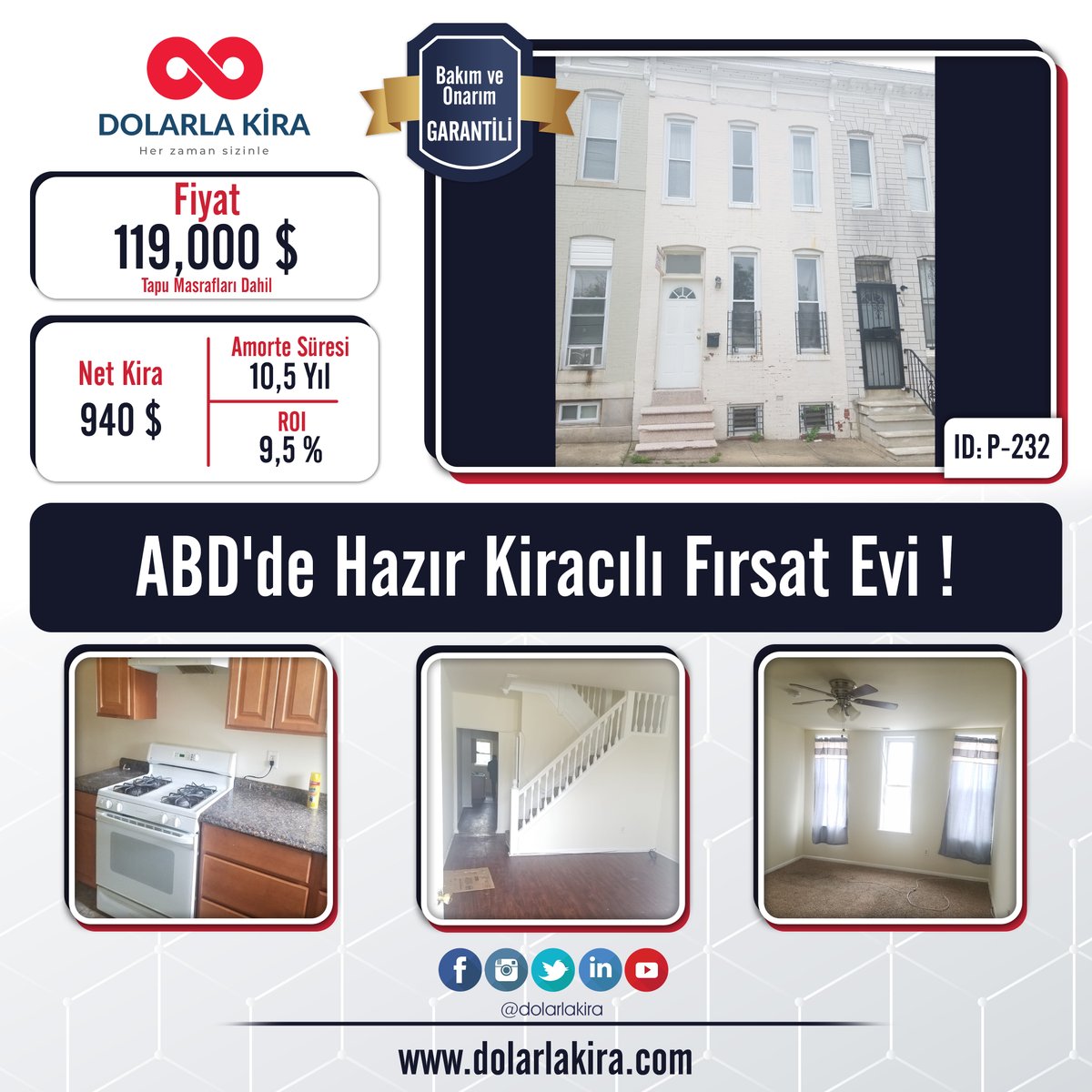 Detaylı bilgi için ; dolarlakira.com

#amerikaev #dolarlakira #evinizamerikada #abdyatırım #amerikadaev #amerikadaneval #amerikaemlakyatirimi #abdemlak #evinizamerika #dolarkira #döviz #kiragarantisistemi #kiragarantisi #amerikayatirim #amerikadanevalmak #abdemlak