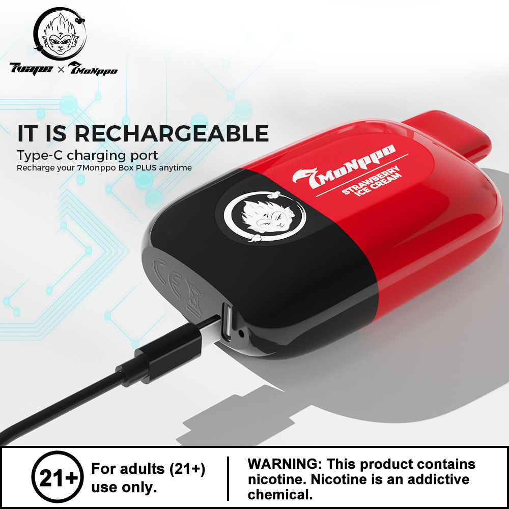 7Monppo's tweet photo. Are disposable vape kits rechargeable? Yes! Some are rechargeable, such as the 7Monppo Box Plus
Warning: This product contains nicotine. Nicotine is an addictive chemical. This product is for adults only
#7Monppo #7vape #7vapebar #7monppoboxplus #rechargeable #vapingstyle https://t.co/i7QX1UTUw3