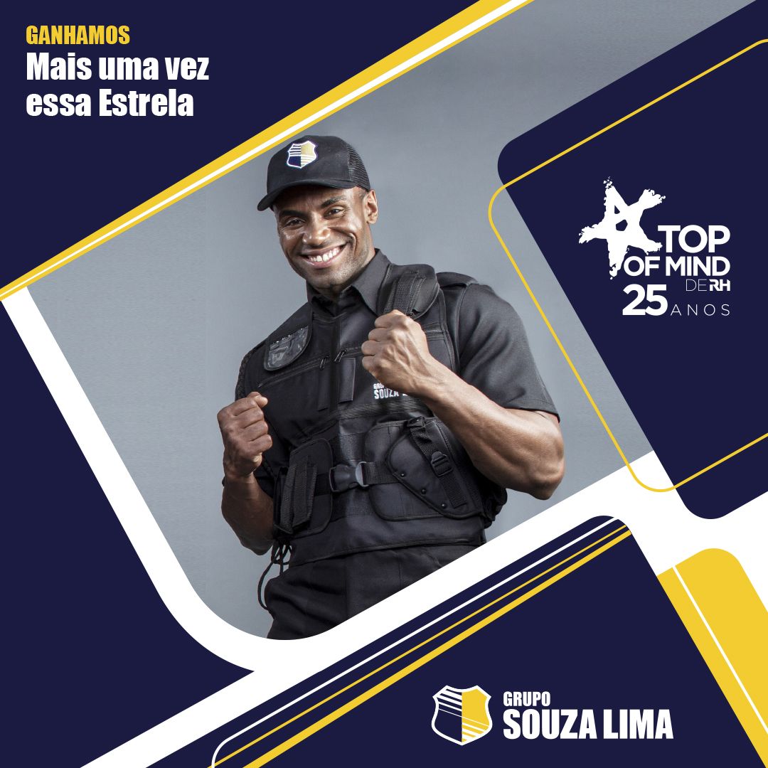 grupo_souzalima's tweet photo. O Top of Mind RH 2022 é nosso, pela 3ª vez consecutiva. O Grupo Souza Lima ganhou na categoria Segurança Patrimonial do #TopofMindRH. A premiação, que chega à sua 25ª edição nesse ano, destaca as empresas mais votadas pelos profissionais e gestores de RH do país. https://t.co/NfIBthkkzn