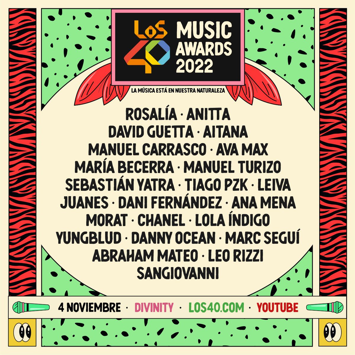 Gracias a todos los artistas que hacéis posible este evento. Lo vamos a pasar súper! Celebraremos la música y la radio por todo lo alto