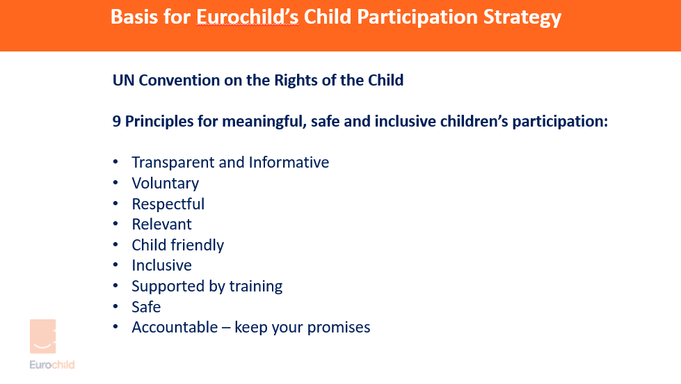 What is meaningful #childparticipation? @MiekeSchuurman1, Eurochild Senior Policy Advisor on #ChildRights & Safeguarding is speaking today at @unileiden 🧑‍🎓 Read our child participation strategy to see how we involve young people in our work: bit.ly/3yR5CUn