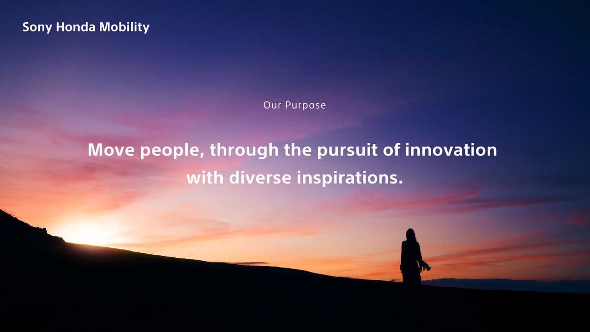 #Sony #Honda Mobility Purpose Movie Release📽️ Our aim is to inspire people with new joys of mobility by combining state-of-the-art technology and sensibility to pursue bold innovations in transportation. Check out the purpose movie 👇 youtube.com/watch?v=wV6UvR… #FutureSony @Honda