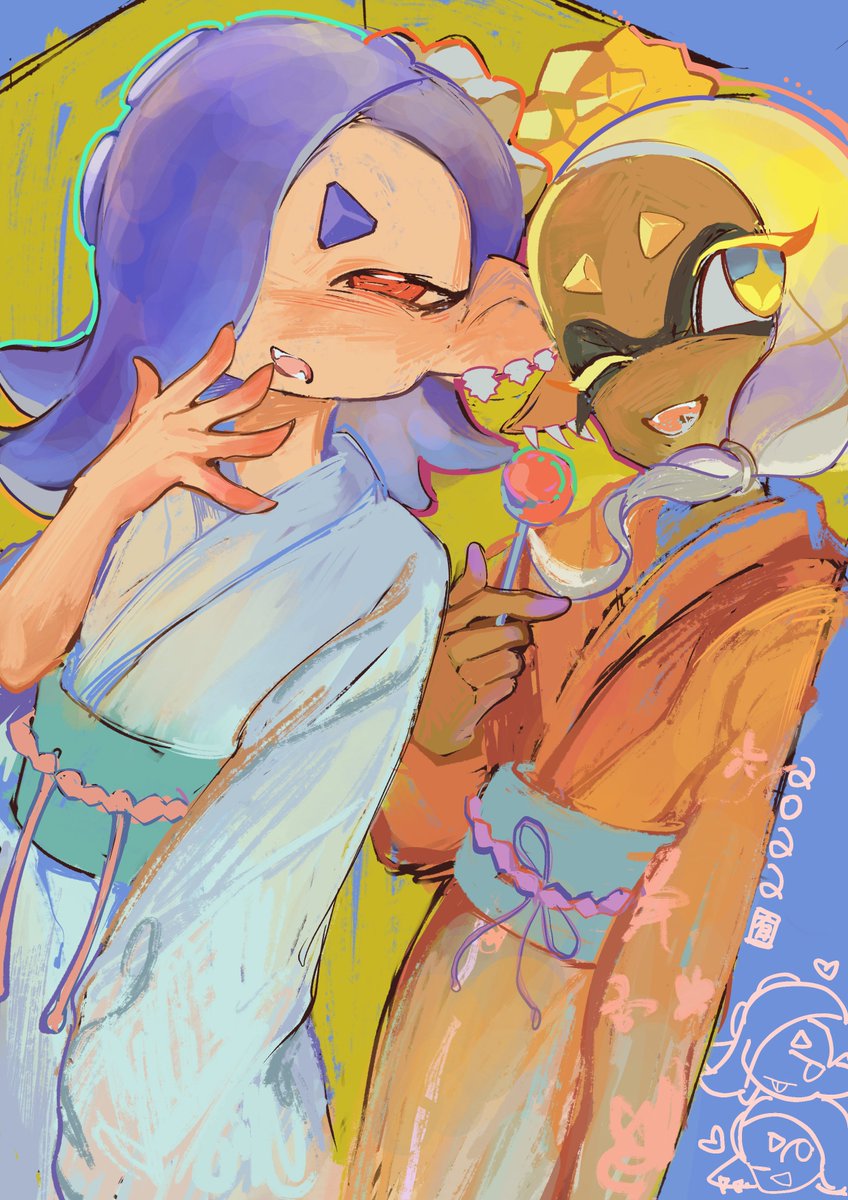 yoimuuu2's tweet photo. 夏日祭

#SplatoonFanart #Splatoon #Splatoon3 https://t.co/AHUO7yRQ1q