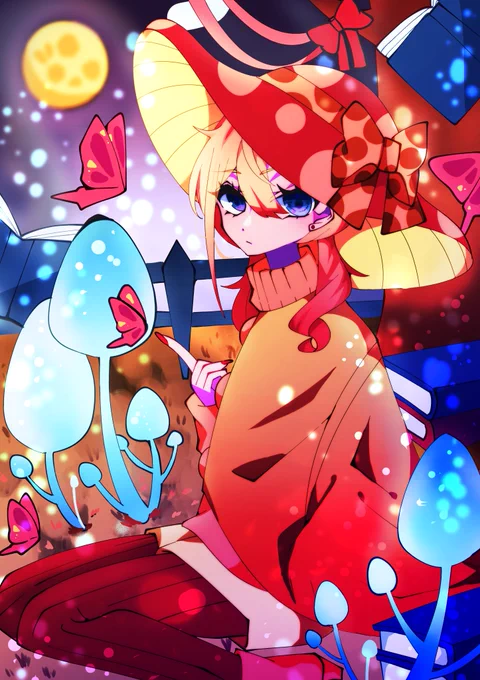 #NFT秋の芸術祭 に参加予定の作品です。キノコの帽子かわいく描けた作品です。よろしくお願いいたします!!Check out this NFT by   on !  #NFT #NFTjapan  #NFTs 
