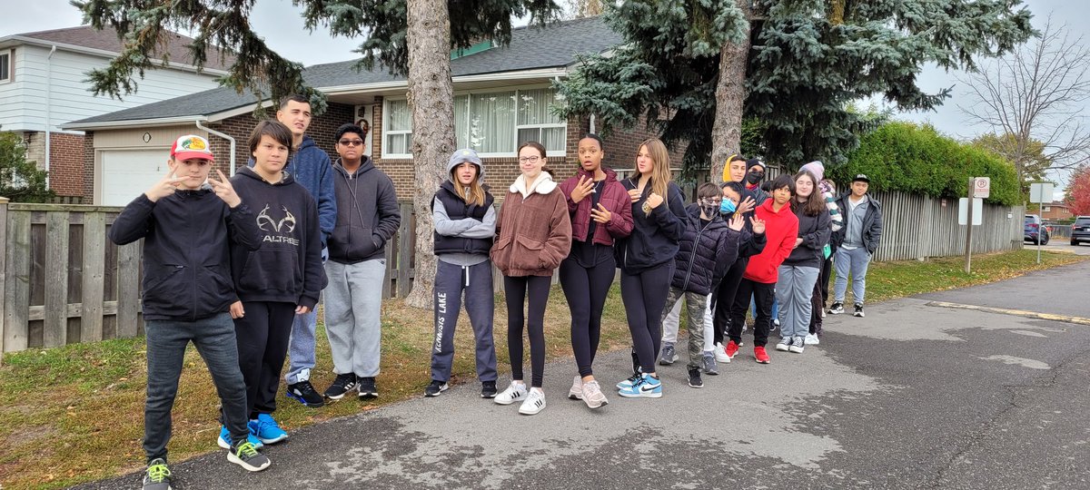 Setting out for our Natue Walk.