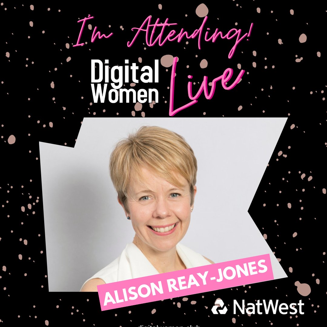 I'm excited to attend Digital Women LIVE on 4th Nov with Natwest &amp; WeDo, ready to level-up my digital, marketing &amp; business skills &amp; meet the community! Join me?  Would especially love to connect with other Online Business Managers.
#DigitalWomenLive

digitalwomen.club/Digital-Women-…