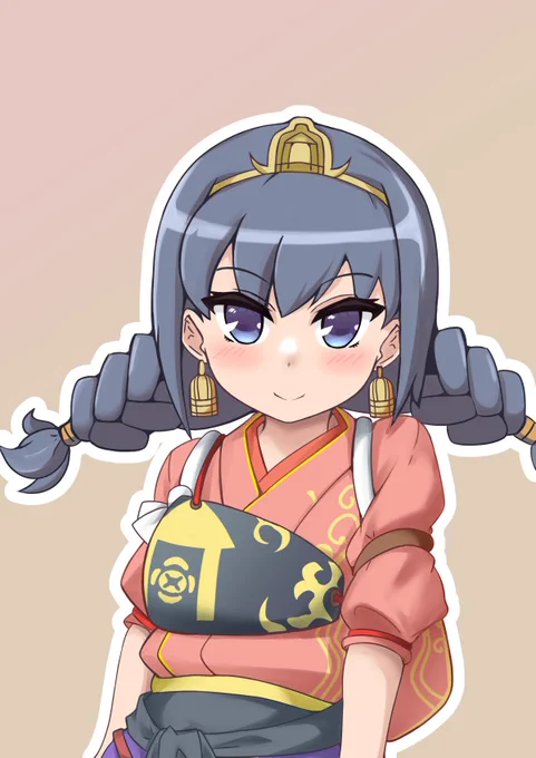 城プロらくがきレア2以下の城娘を描きたい飫肥城ちゃん頑張って某城娘Tから逃げ切って下さい。#城プロ絵 