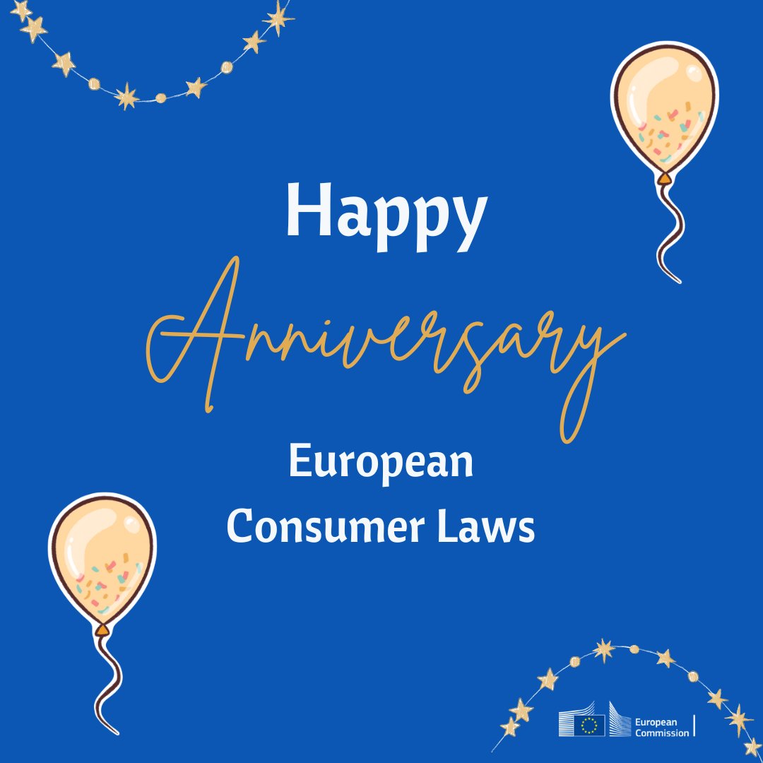 #OnThisDay in 1972, Heads of State/Government of the Member States of the European Economic Community met in Paris. They agreed to strengthen & coordinate actions for #ConsumerProtection - laying the foundations of European consumer law. Happy 50th anniversary!🥳