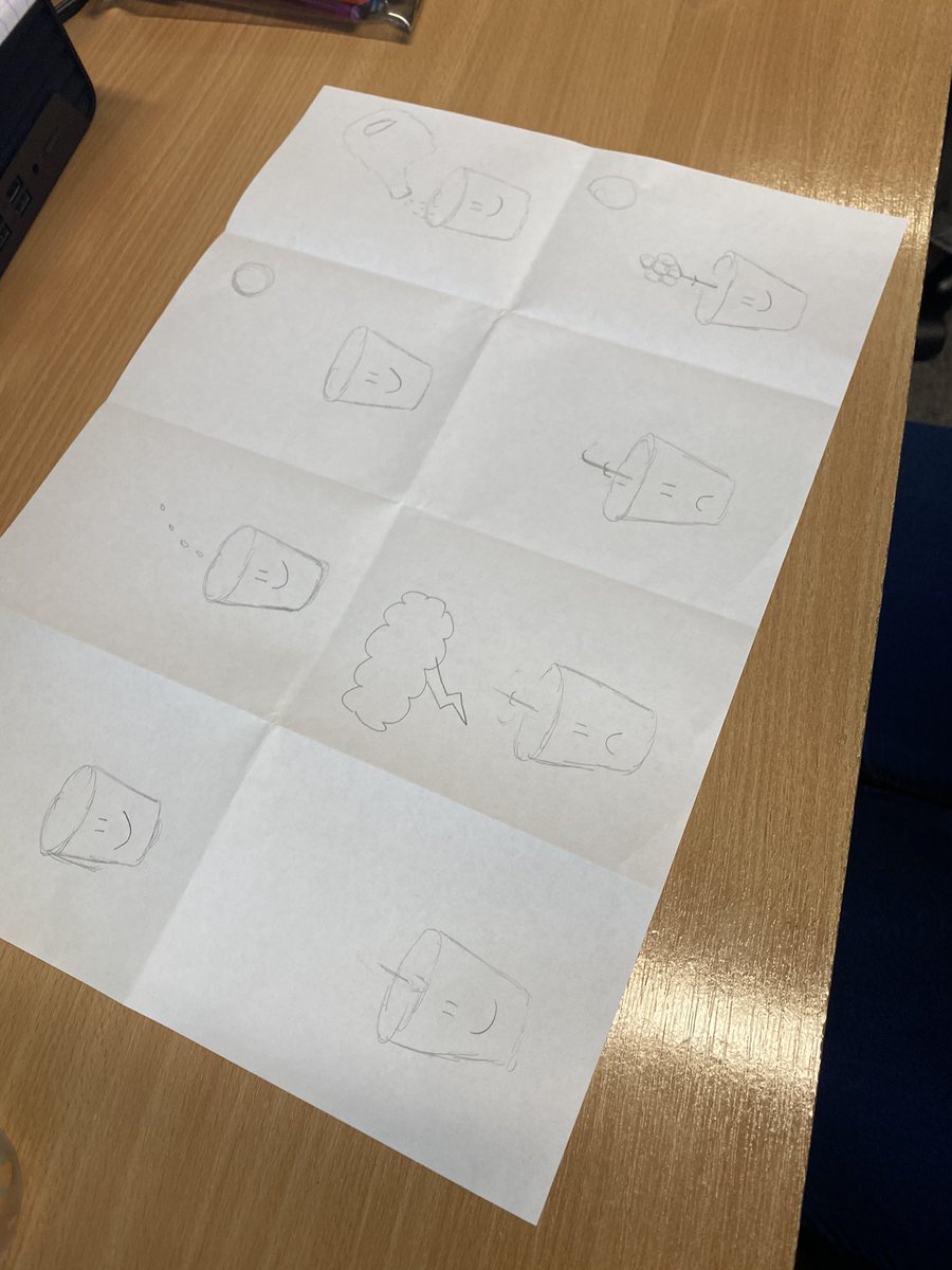 MissPSheffield's tweet photo. Another computing session this morning 👩🏼‍💻 Today we had a go at creating our own animation, not too bad for a first attempt! 🌼⛈ @EHU_FOE @EHUPriComputing https://t.co/ZfVLDrKLPF
