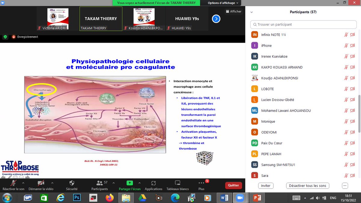 SThrombose's tweet photo. #JMT2022
Le 15 Octobre dernier s'est tenue via Zoom, notre 1ère conférence annuelle.  
Quatorze (14) pays ont été représentés. Le participation élevée témoigne du succès de la conférence. 
Rdv en 2023. 
 #stopthrombose  #WTD22 #MTEV #thrombosis  #JMT22 #santé #Afrique https://t.co/B3sdIWMQcK