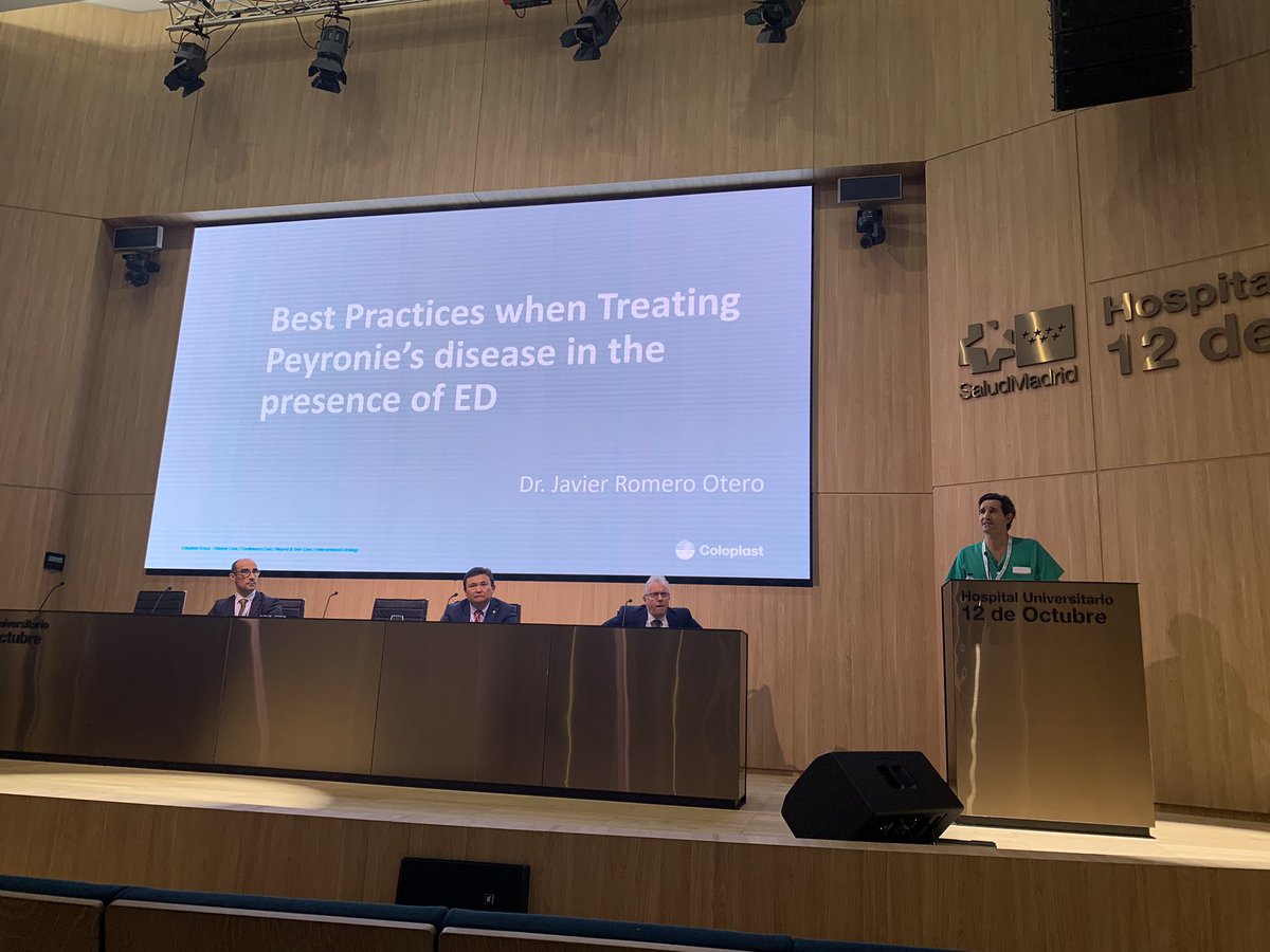 ED_solutions_CP's tweet photo. @dr_romero_otero kicks off with the best practices when treating #Peyronie’s disease in the presence of #ErectileDysfunction 

#Titan #Touch is the only FDA approved #IPP to be used when treating Peyronie’s disease in the presence of ED.
#Bioflex #HydroVANTAGE
#ESGURS22
@Uroweb https://t.co/d54RbuFCEC