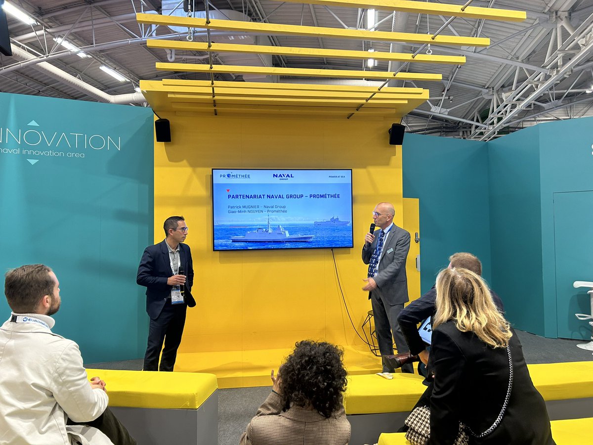 Naval Group on Twitter "[EURONAVAL2022] ⚓️🛰️ Naval Group et Prométhée