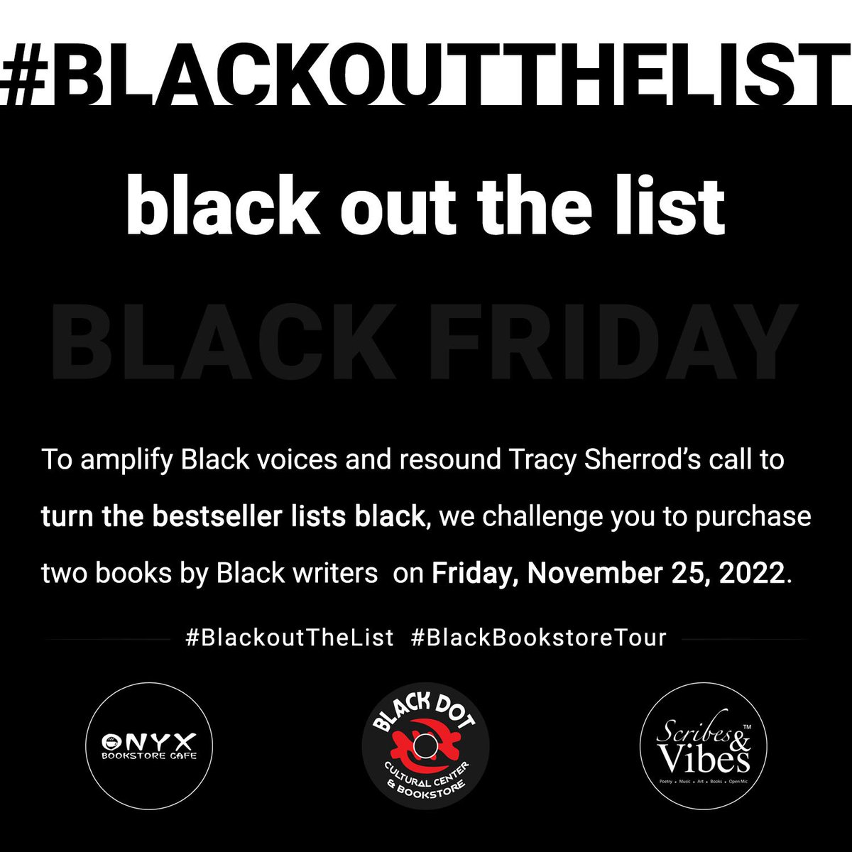 liveonmain's tweet photo. #REIMAGINEYOURBOOKSTORE! #PMonae set to host #scribesandvibes #LIVEonMainStreet at #BlackDotCulturalCenter on 11.25.22 at 11:00 a.m. | #blackfridaycelebration #bookstoreandchill #blackbookstoretour #liveonmain #blackoutthelist • https://t.co/Jfq5b9edZ8 https://t.co/YYHuOCEVAt