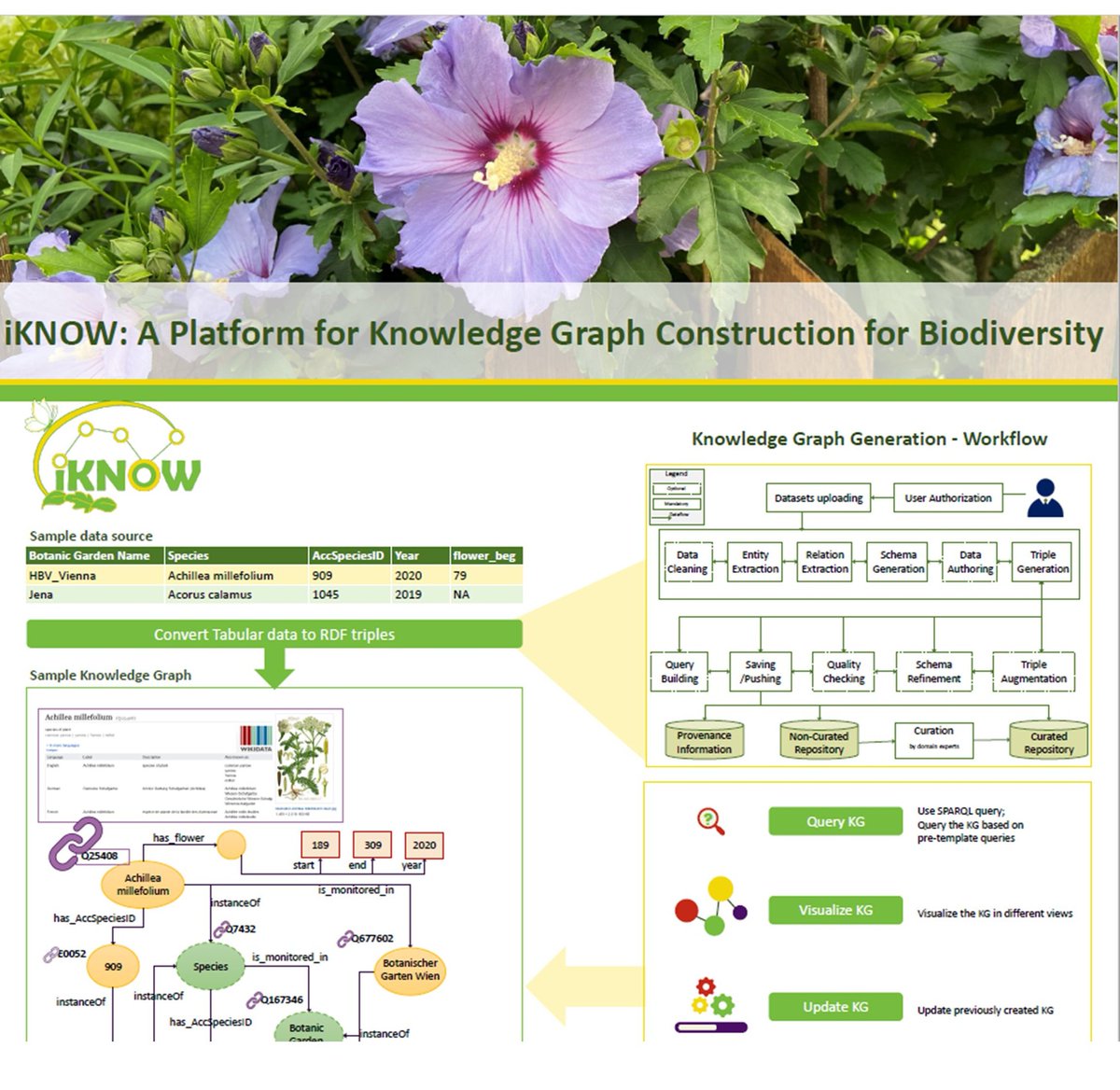 PhenObs's tweet photo. Today our colleague @SamiraBabalou of @fusionUniJena is presenting a poster about the architecture of iKNOW at the #tdwg2022 Great to be part of this project 👍🏼🌻📊

@tdwg @idiv https://t.co/gFJ5EDPzaJ