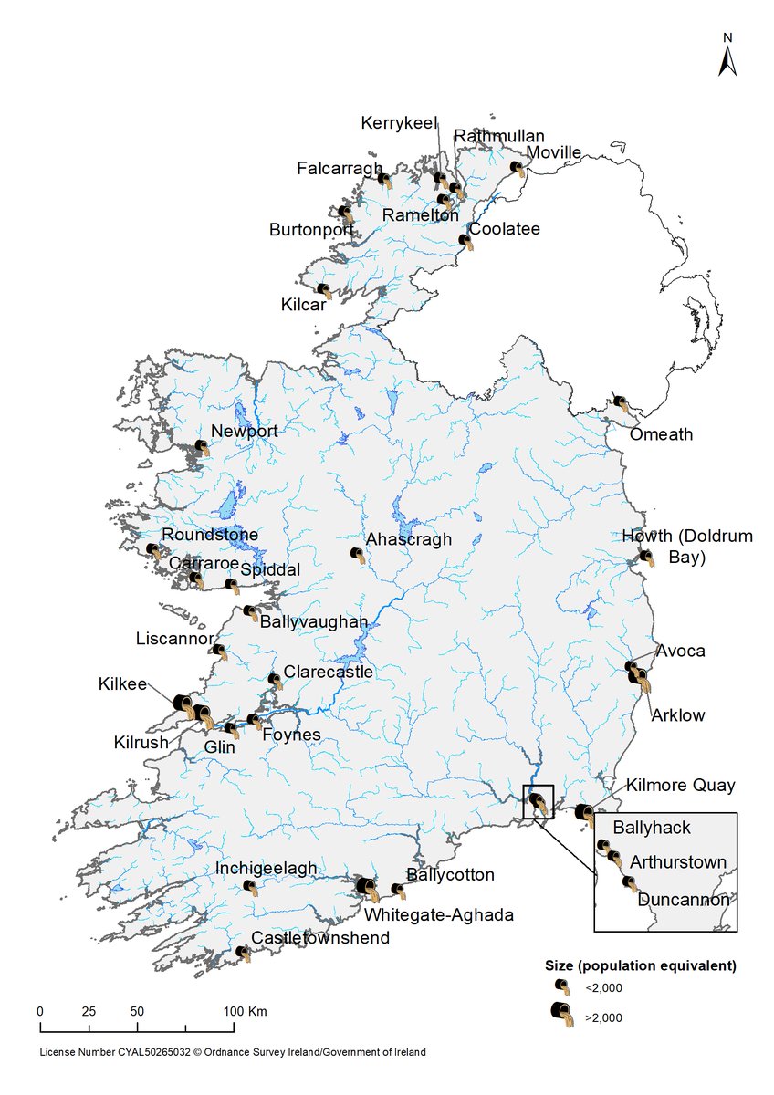 32 towns and villages were still discharging raw sewage into our environment every day in mid-2022. Work on treatment plants to address these problems will be mostly complete between now and 2025. Read ‘Urban Waste Water Treatment in 2021’ report: bit.ly/3eNodtU #OEE