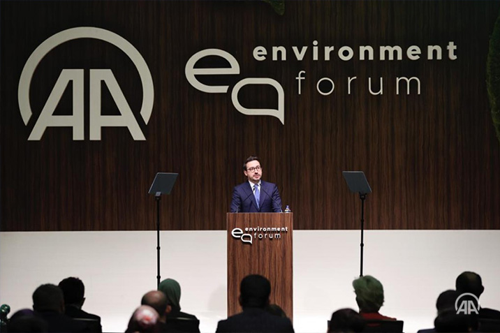 anadoluagency's tweet photo. ❝We face a collective enemy that affects us all regardless of our difference: environment and climate crisis,❞ Director-General Serdar Karagoz said at Anadolu Agency’s Environment Forum https://t.co/OFoK9N3g1w https://t.co/Q05dqjWGGx