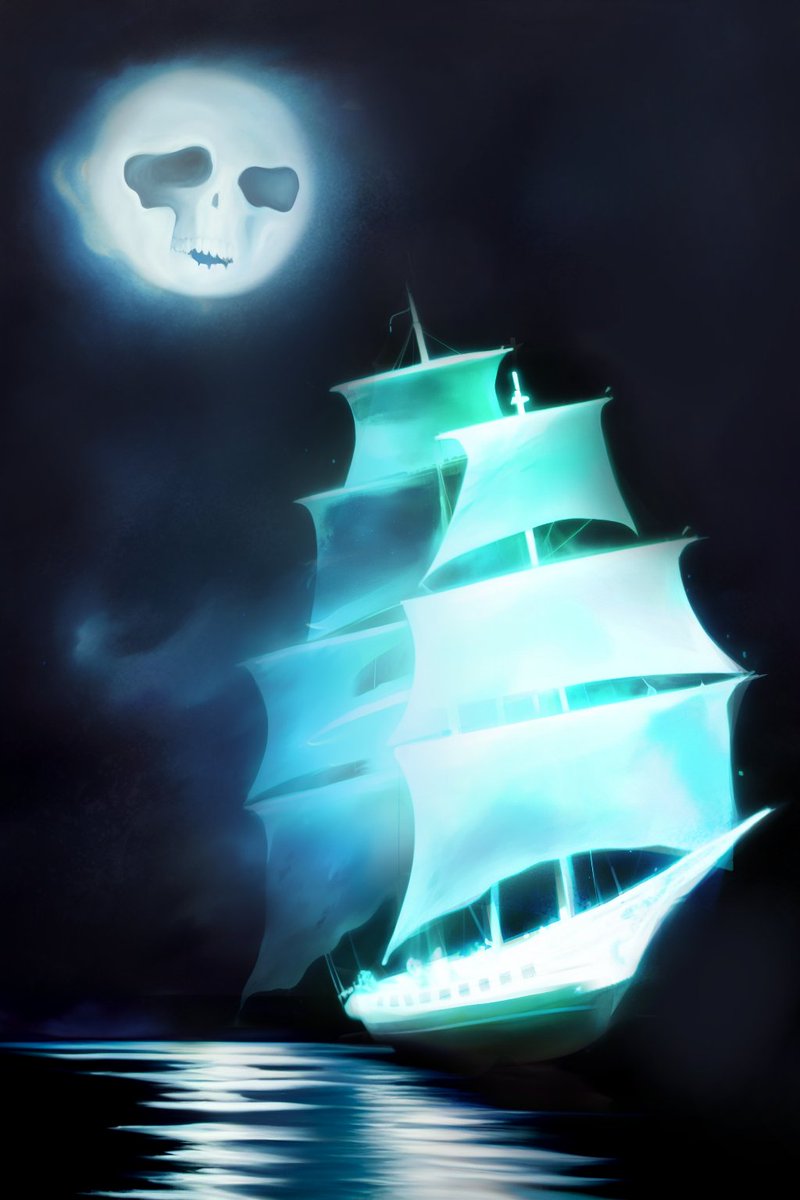 TeuthisDreams's tweet photo. 👻⛵
ghost ship from img2img, the procreate drawing app 
and editing together iterations over 191 generations

#StableDiffusionArt #AIArt #stablediffusion 
#awaycollective https://t.co/PBlXYxLuQp
